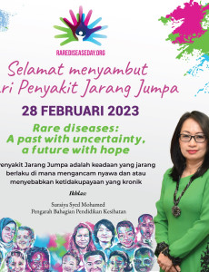 Selamat Menyambut Hari Penyakit Jarang Jumpa 2023